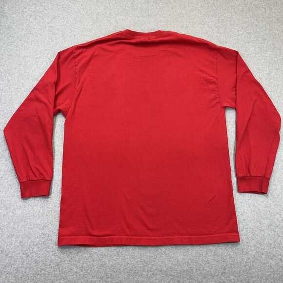 Minnesota Twins 2006 Division Champions Mens XL Anvil Red Tag Y2K Graphic LS MLB - Picture 5 of 8